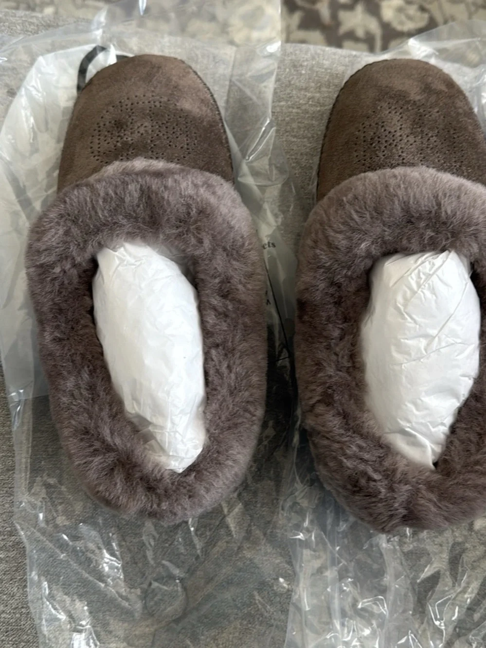 Tory Burch Fuzzy Shearling Lined Shoes